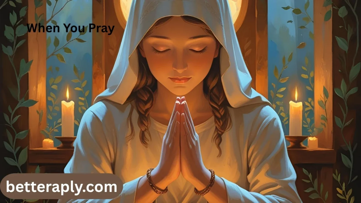 When You Pray