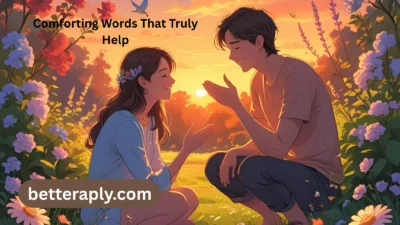 Comforting Words That Truly Help