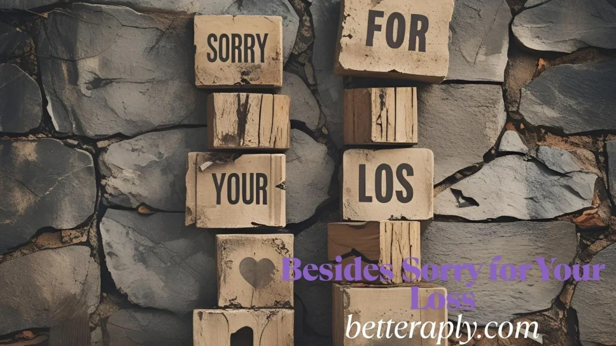 Besides Sorry for Your Loss