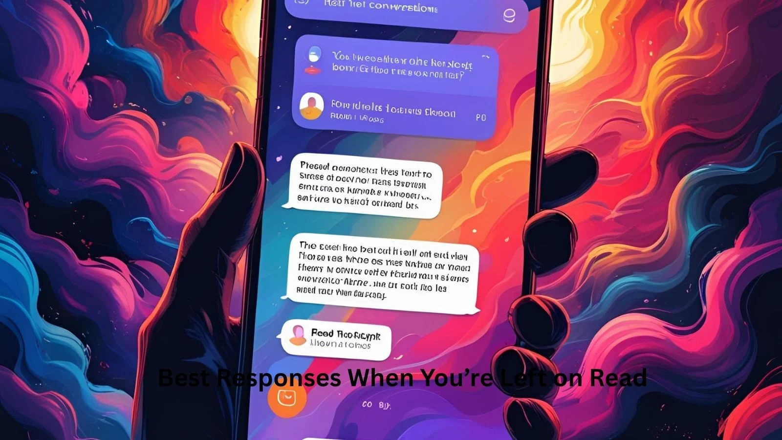 Best Responses When You’re Left on Read Best Responses When You’re Left on Read