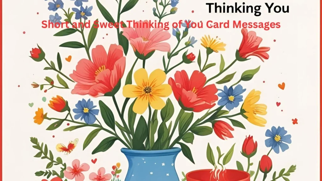 Short and Sweet Thinking of You Card Messages