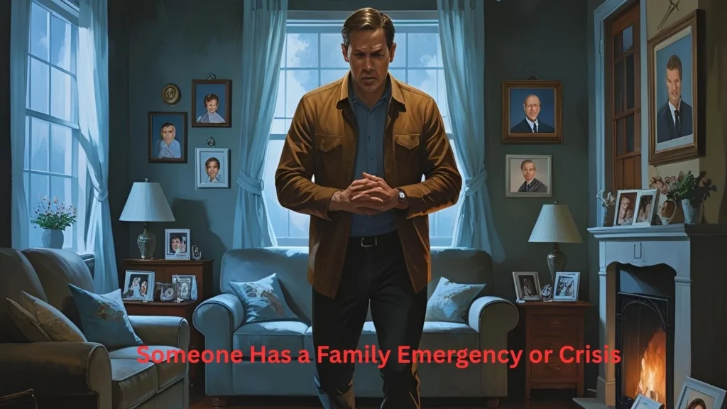 Someone Has a Family Emergency or Crisis