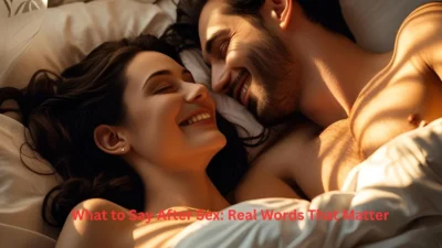 What to Say After Sex: Real Words That Matter