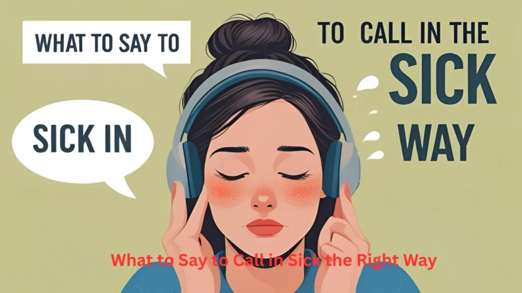 What to Say to Call in Sick the Right Way What to Say to Call in Sick the Right Way