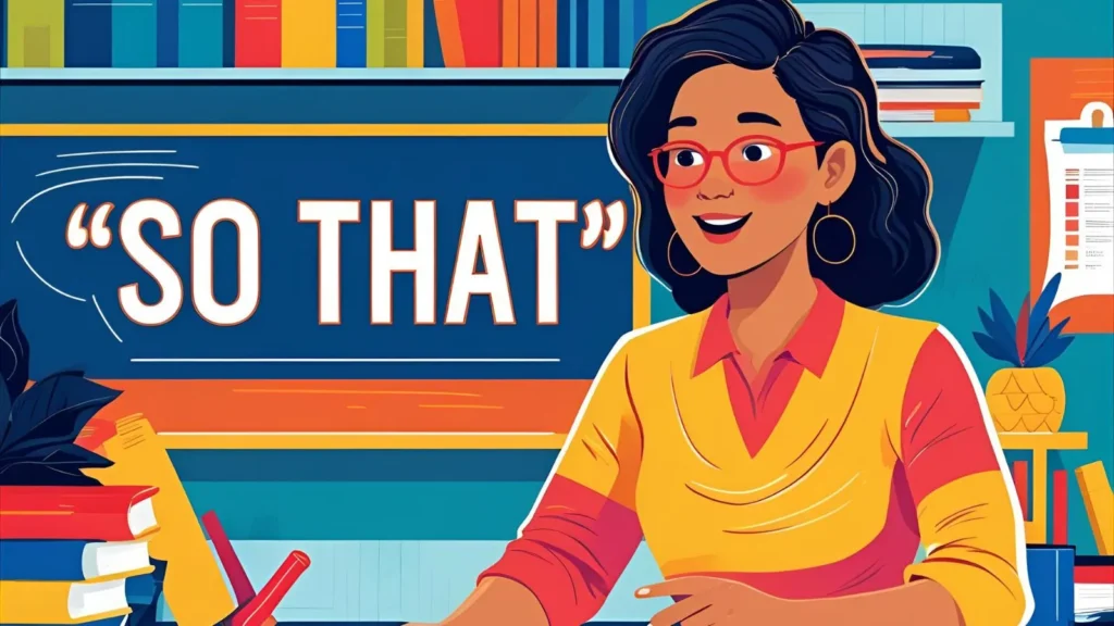 Use “So That” to Show Purpose