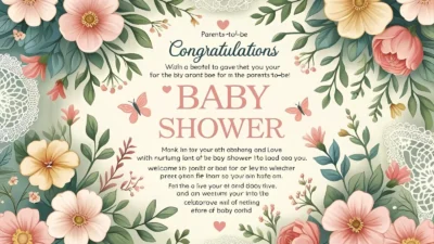 What to Say for a Baby Shower Card