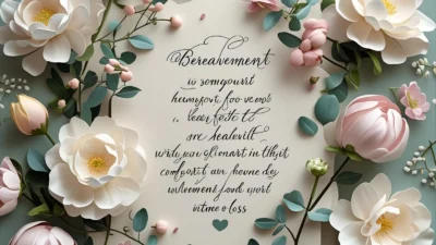 What to Say in a Bereavement Card