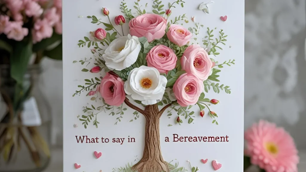What to Say in a Bereavement Card