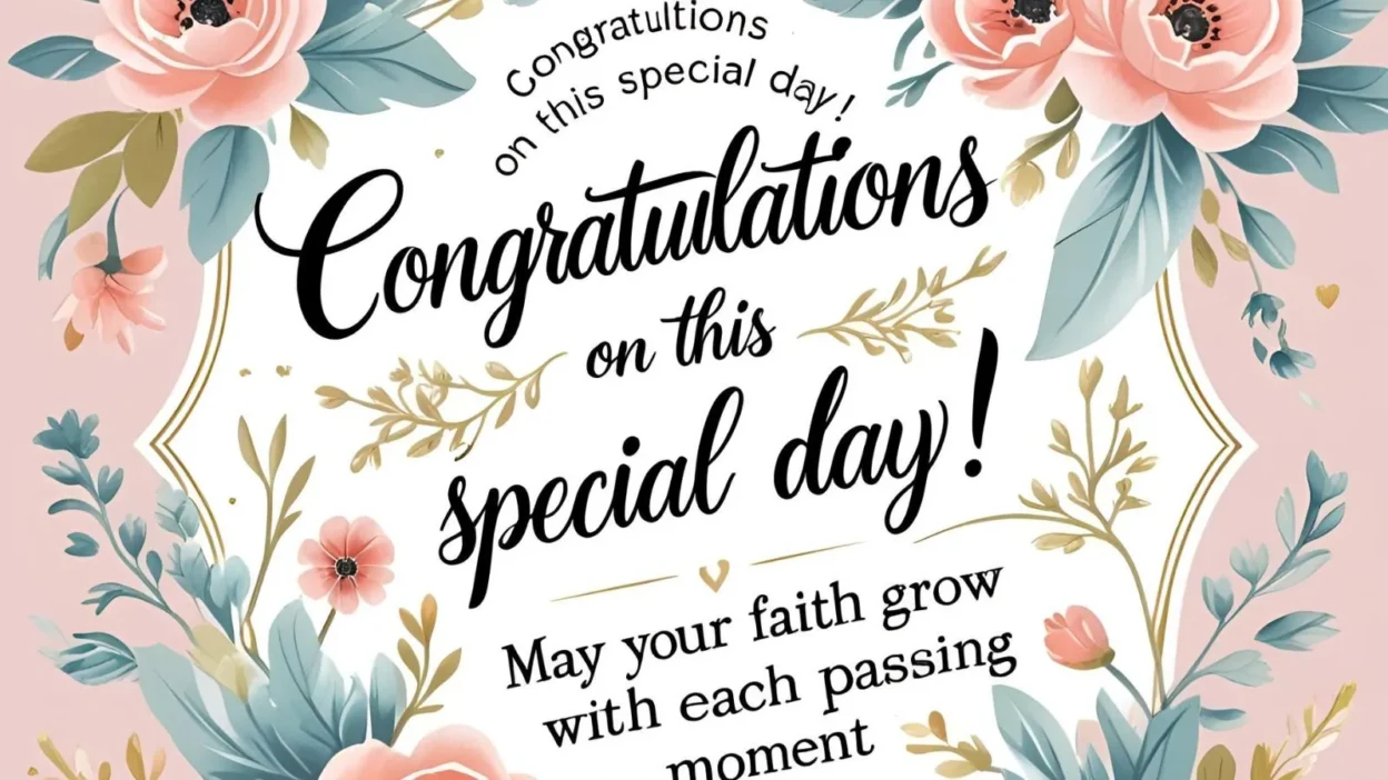 What to Say in Baptism Card